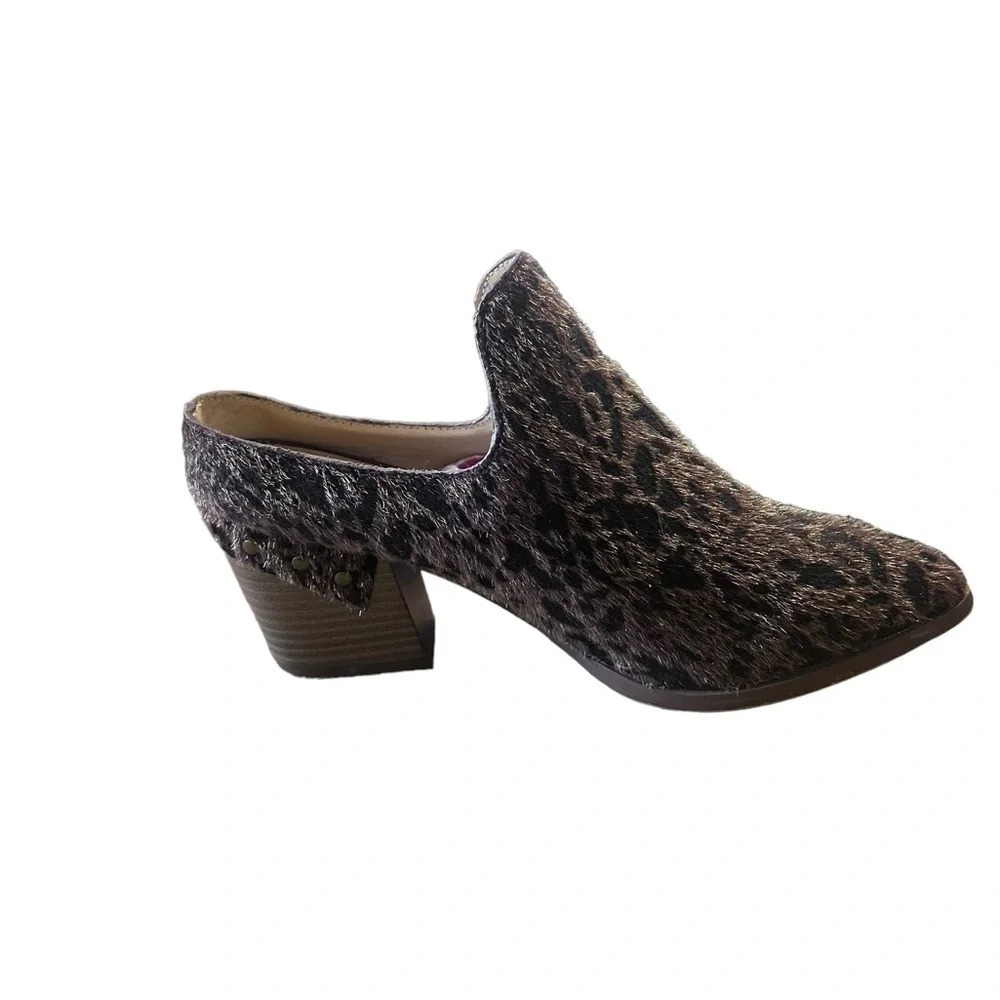 C Comfort Leopard Mule Slip on Heels size 8 - Picture 5 of 11